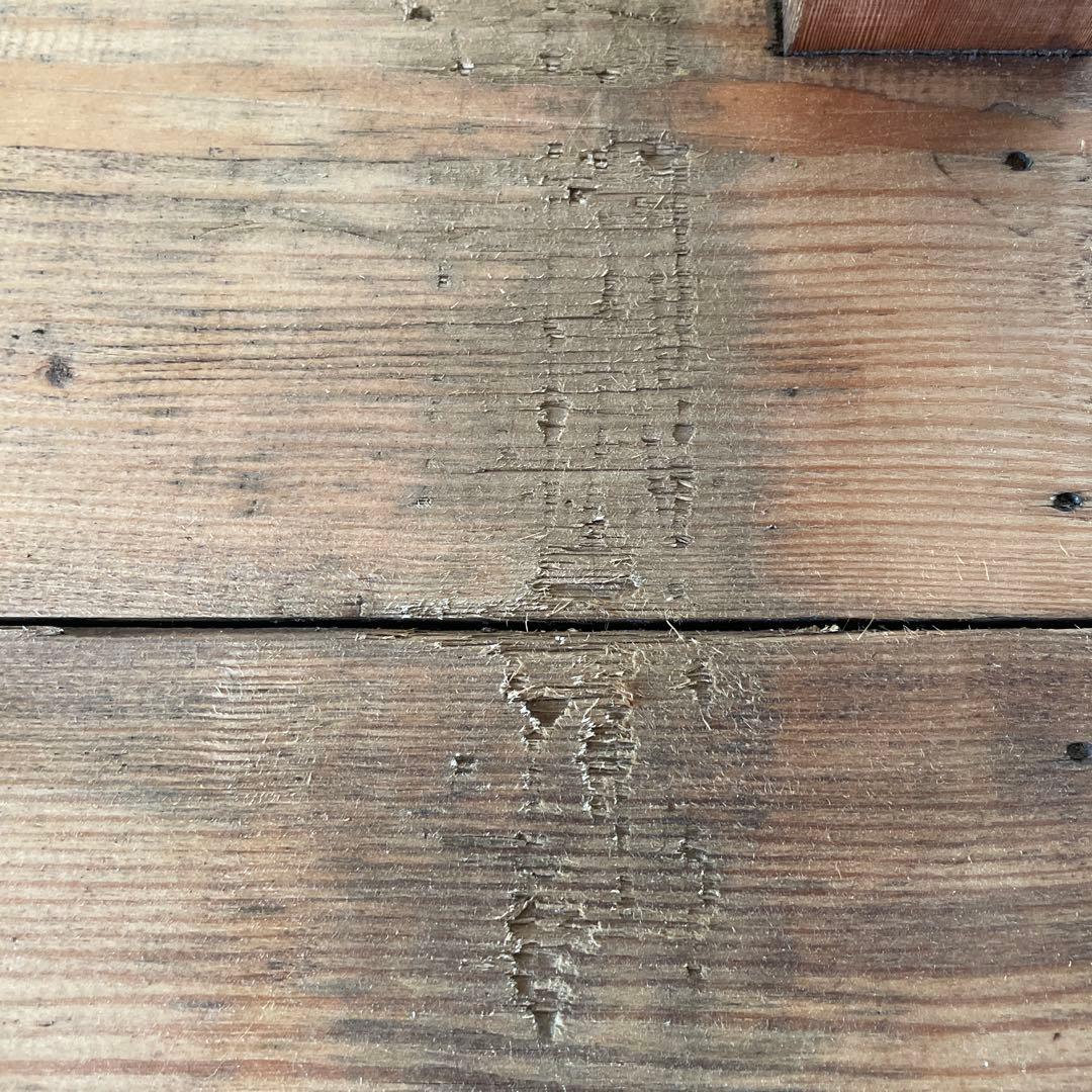 ビンテージ　キッチンカウンター　コンソール サイドボード　剥離