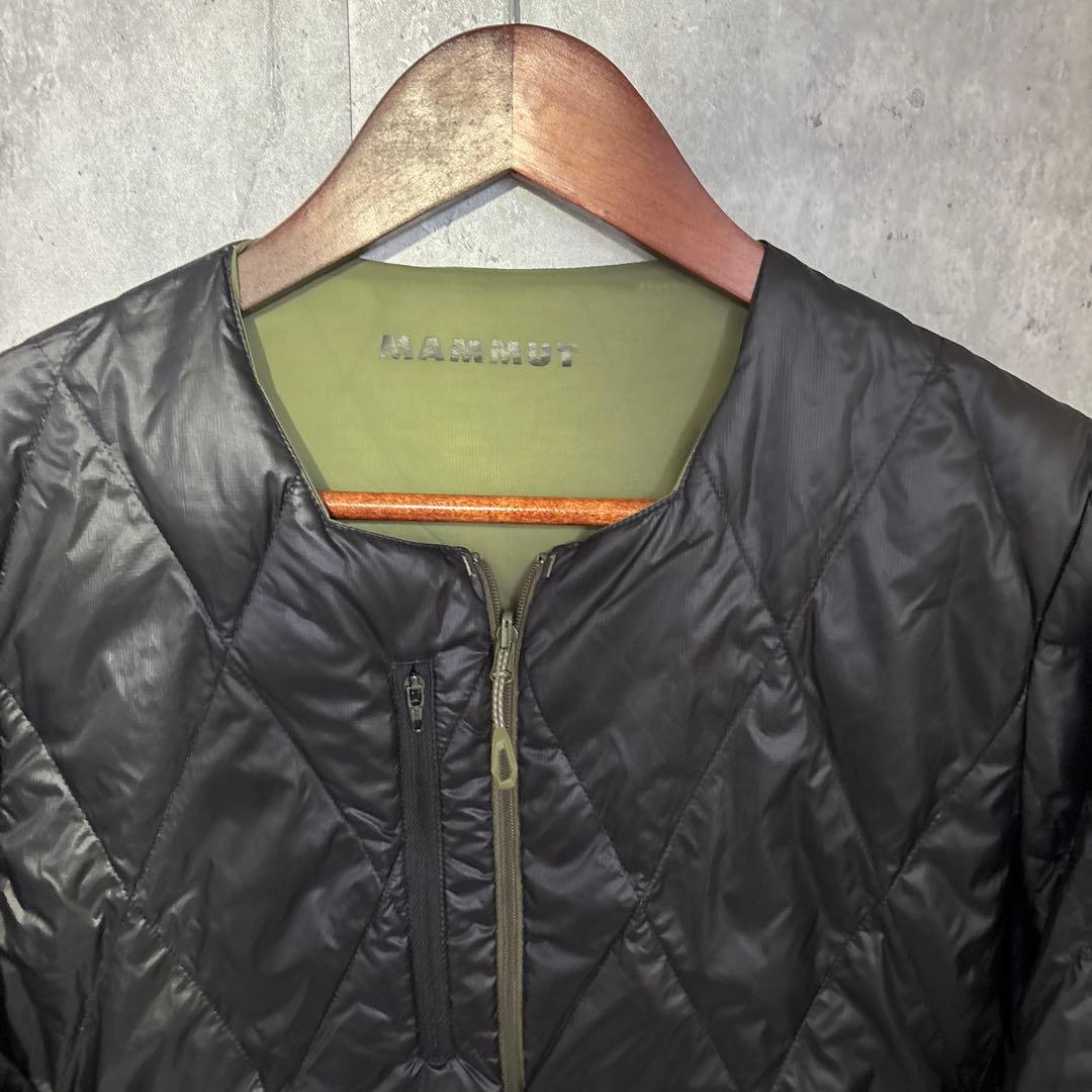 MAMMUT（マムート）セオンインカーディガン／ノーカラーダウンジャケット