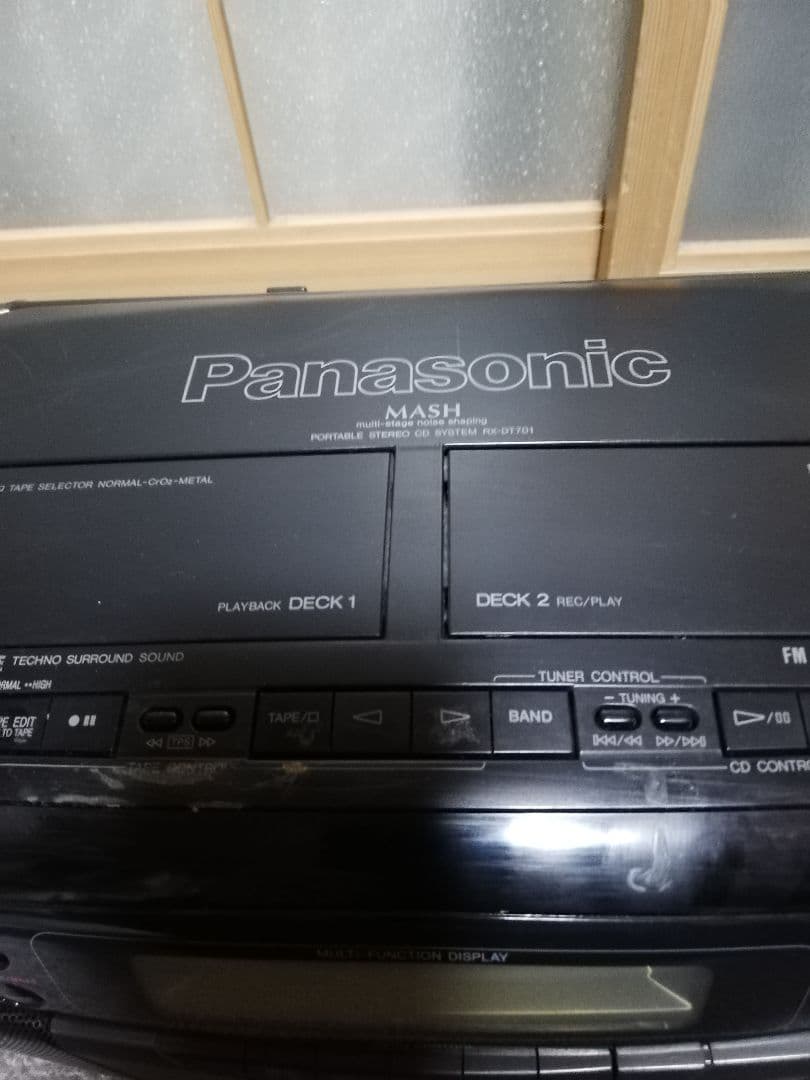 Panasonic ポータブルCDカセットプレーヤー　RX―DT701