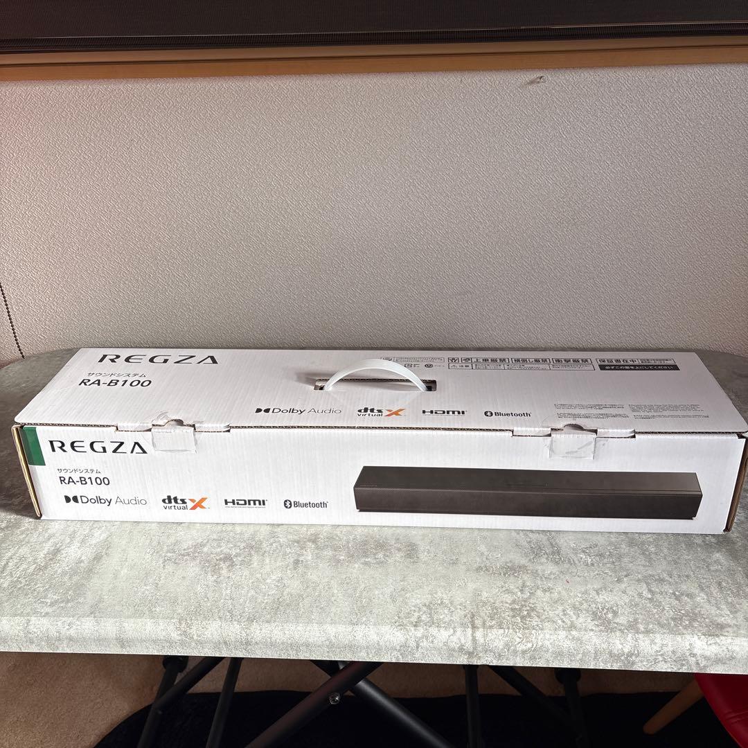 REGZA RA-B100 サウンドバー Bluetooth対応 ブラック