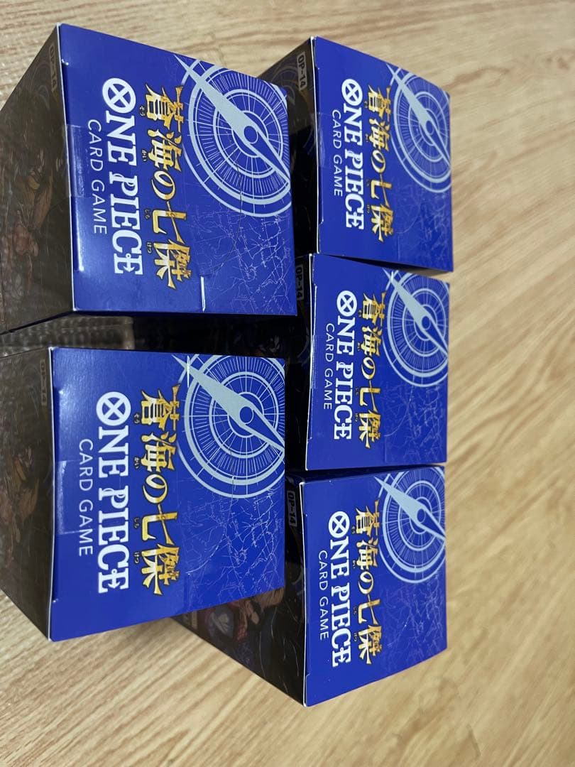 テープ付き】ワンピースカード OP-14 蒼海の七傑 新品未開封　5BOX