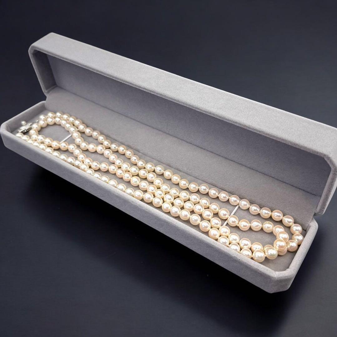 【極上】タサキ　ロング　アコヤ　パール　真珠　ネックレス