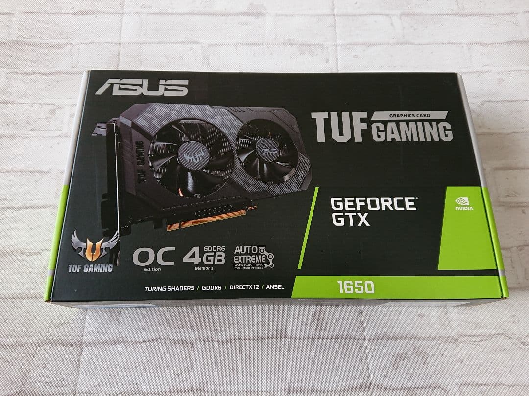 グラフィックボード・グラボ・ビデオカード ASUS GTX-1650 4GB OC