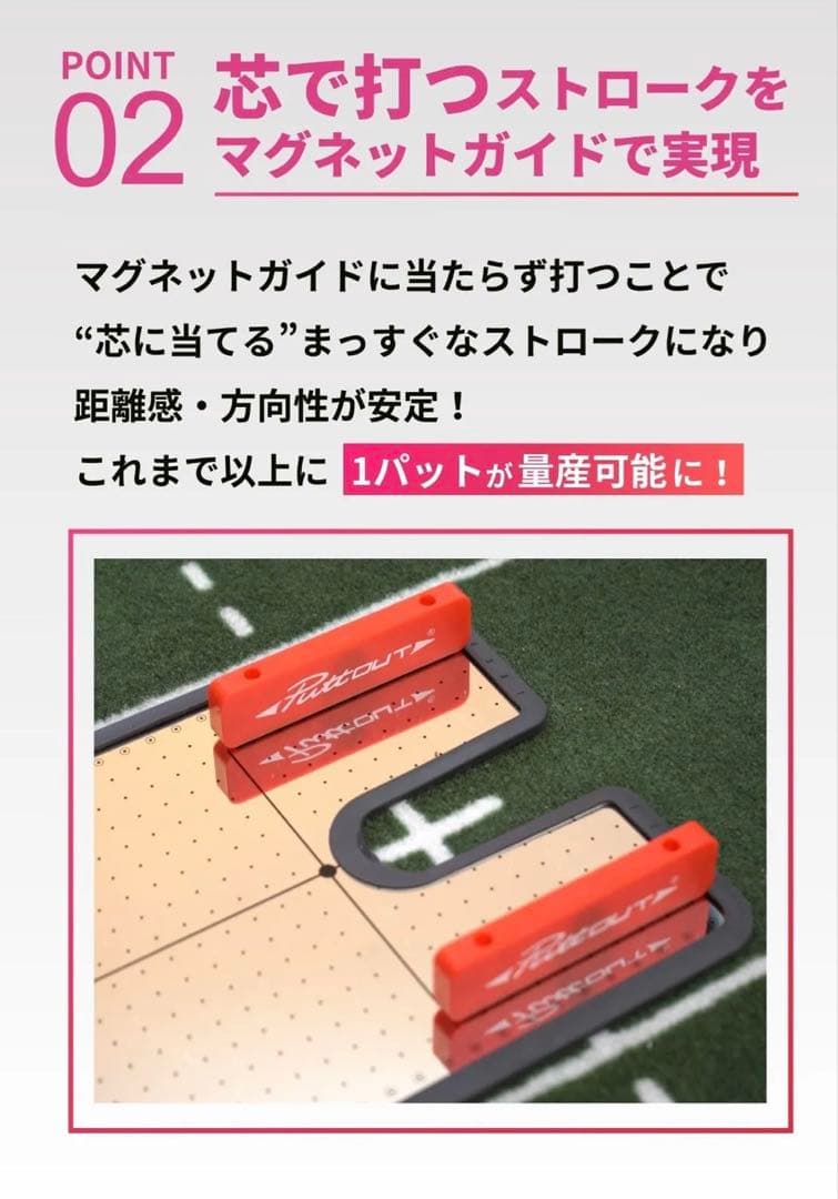 パットアウト マグネットパッティングミラー & ゲート