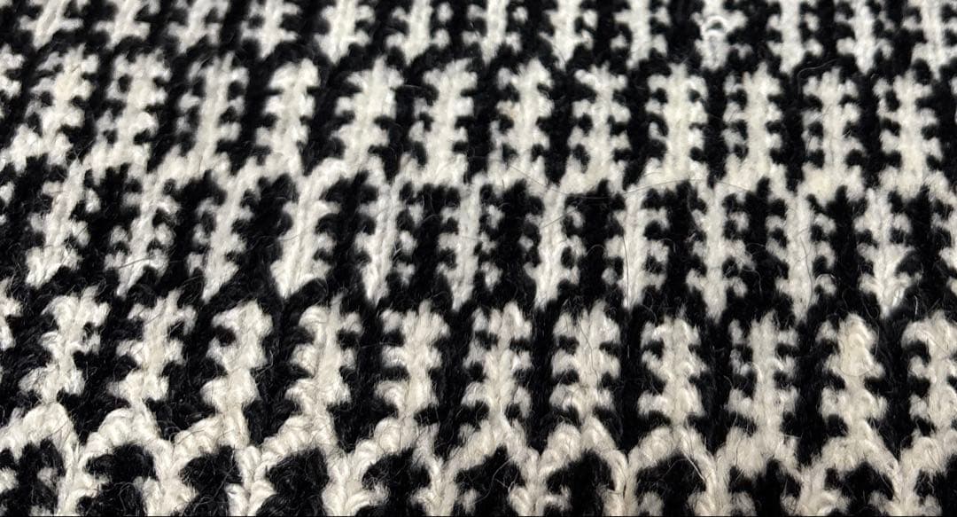 アクタス FABULA GRO ラグ 140×200 ブラックホワイトラグ