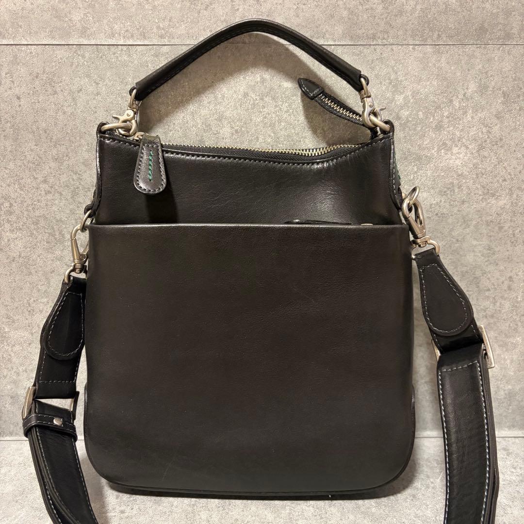【美品】SOMES SADDLE ソメスサドル レザー　ショルダーバッグ
