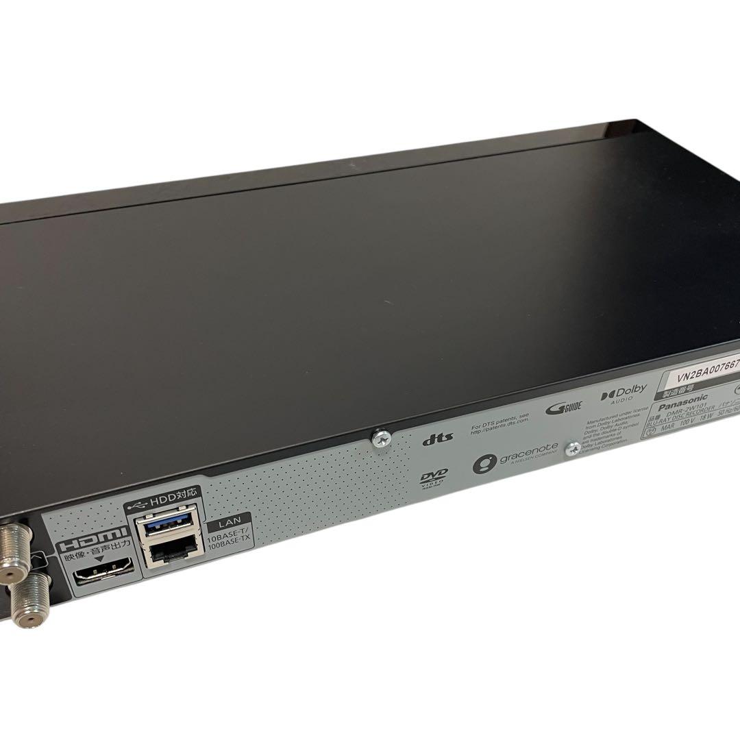 【美品】Panasonic DMR-2W101 ブルーレイレコーダーパナソニック