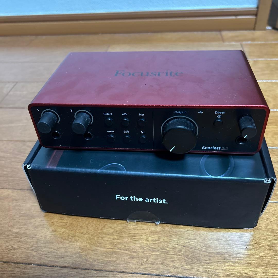 Focusrite Scarlett 2i2 オーディオインターフェース第4世代