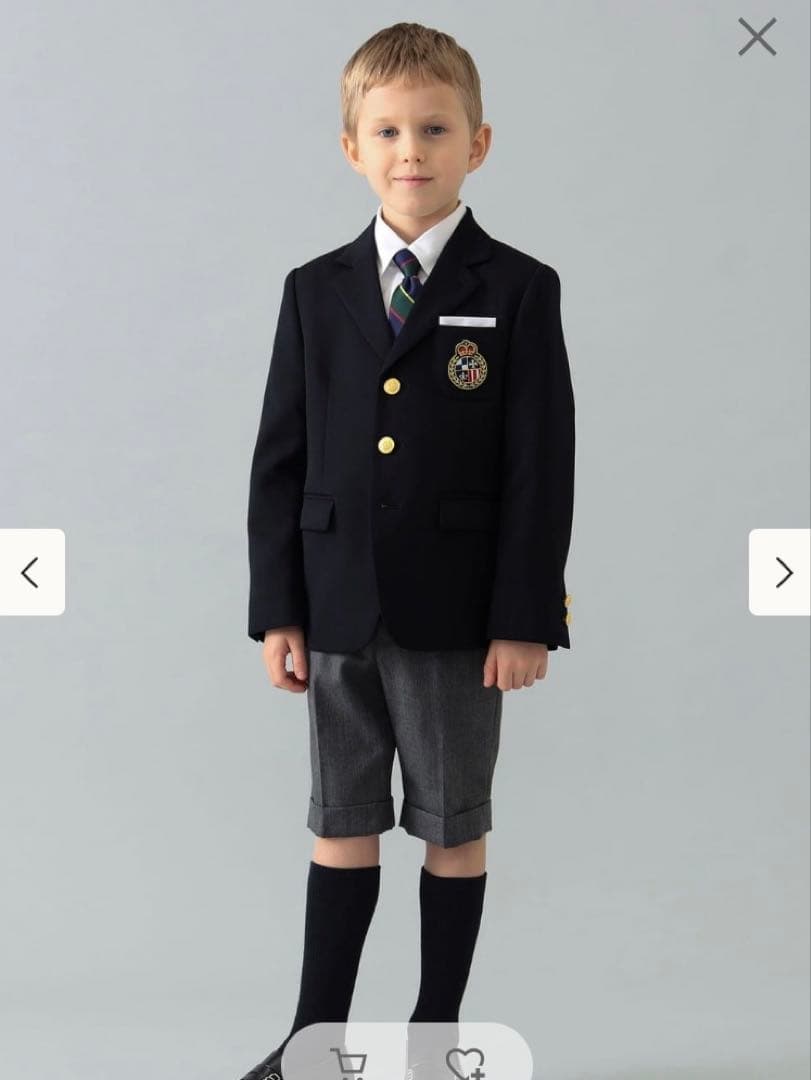 Kodomo BEAMS セレモニーブレザーセット 130cm