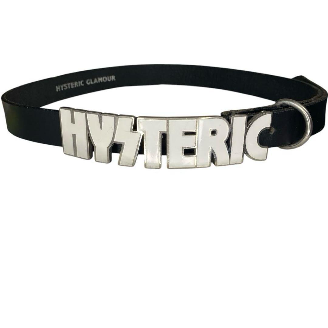 【希少ヴィンテージ】ヒステリックグラマー　メタルワイドバックル　レザーベルト
