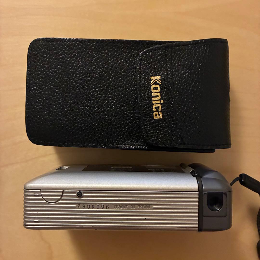 【完動品 美品】Konica BiG mini Rhodium 純正ケース