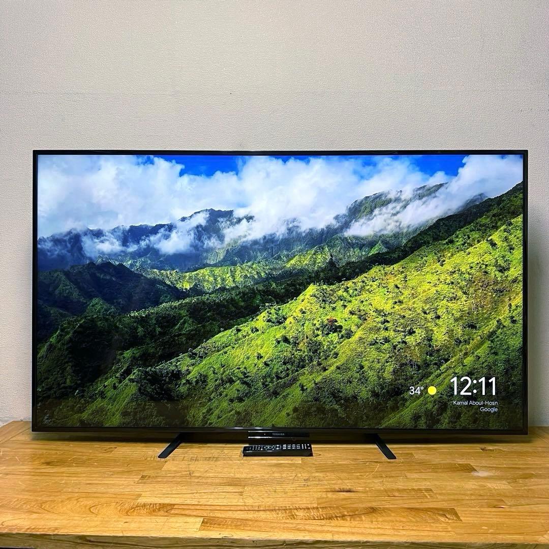 東芝 65V型 4K液晶テレビ 65HL210X REGZA 外付けHDD録画○