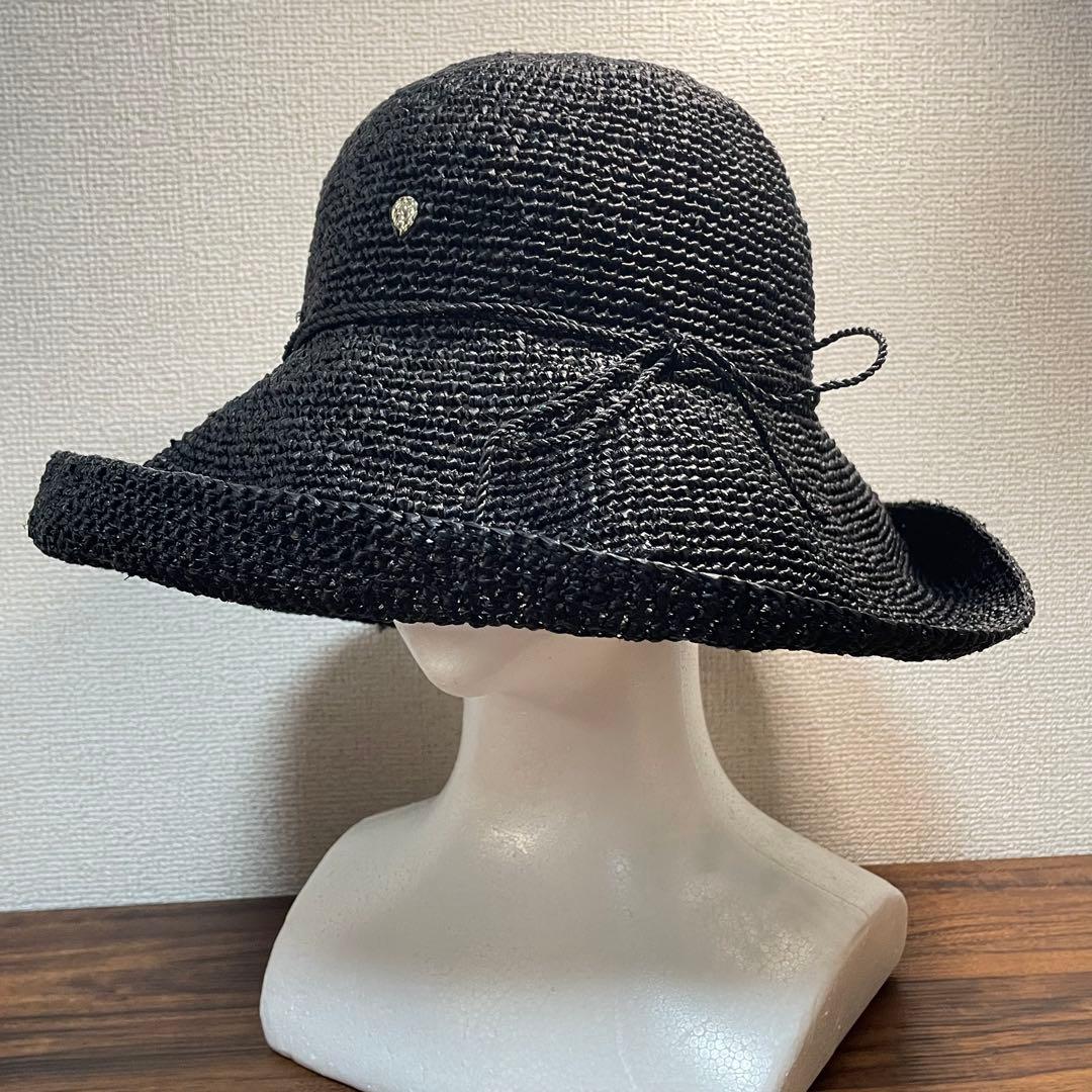 HELEN KAMINSKI ストローハット 麦わら帽子 ラフィア つばひろ 夏