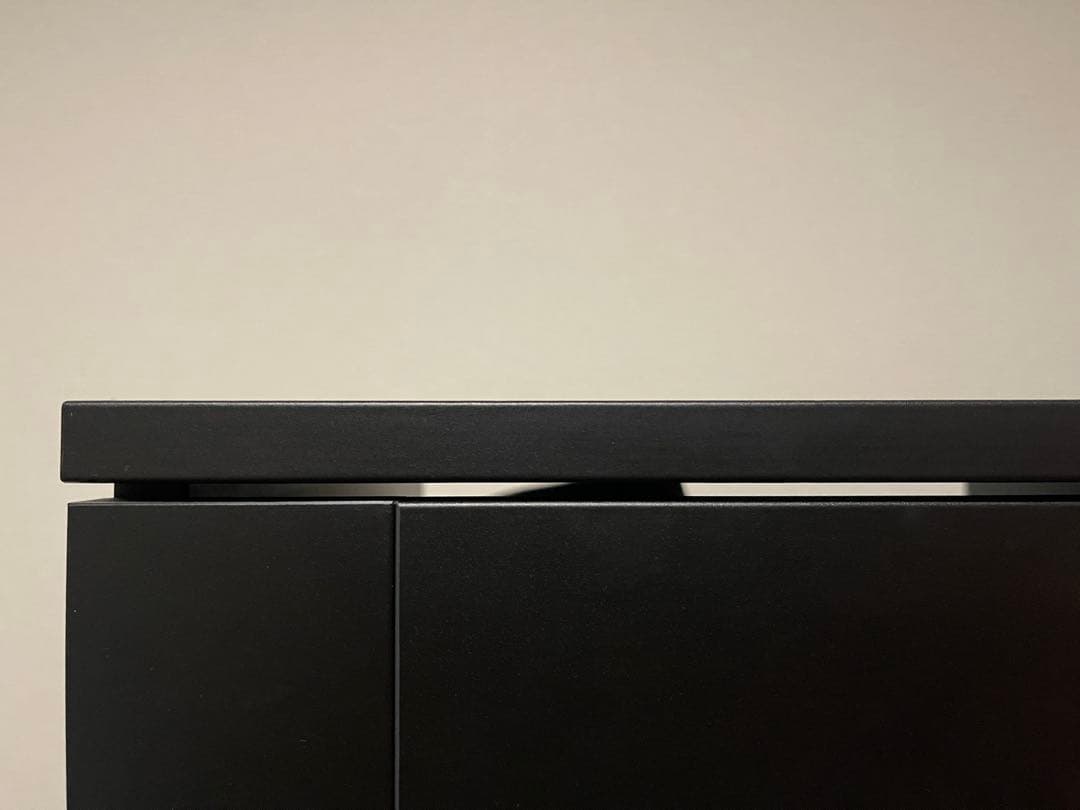 IKEA ブリムネス　黒いガラス扉付きキャビネット　値下げしました