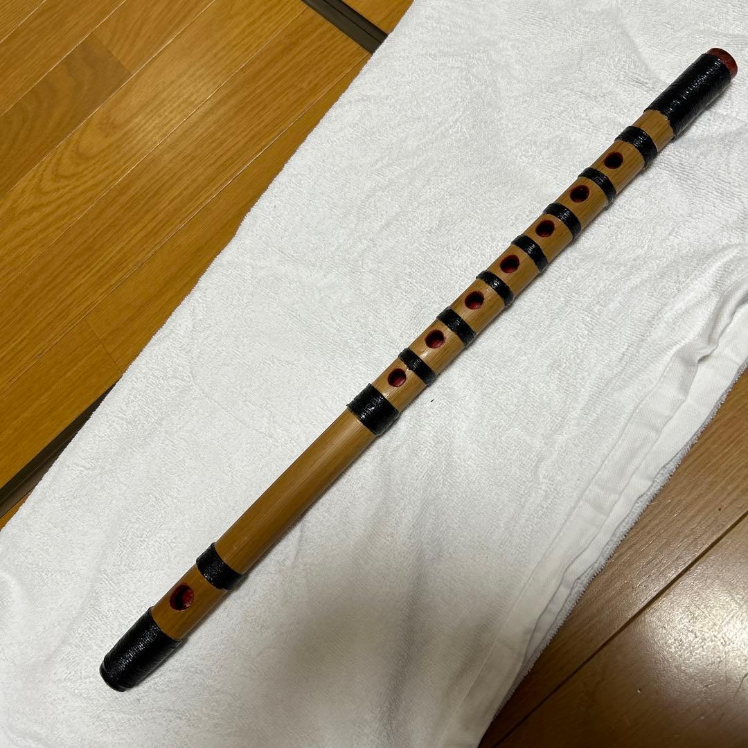 篠笛四本調子古典調お囃子用（篠竹35年乾燥させたもの）