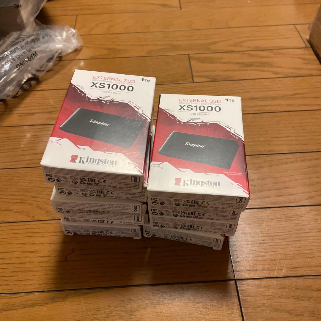 Kingston XS1000 1TB 外付けSSD 9個セット