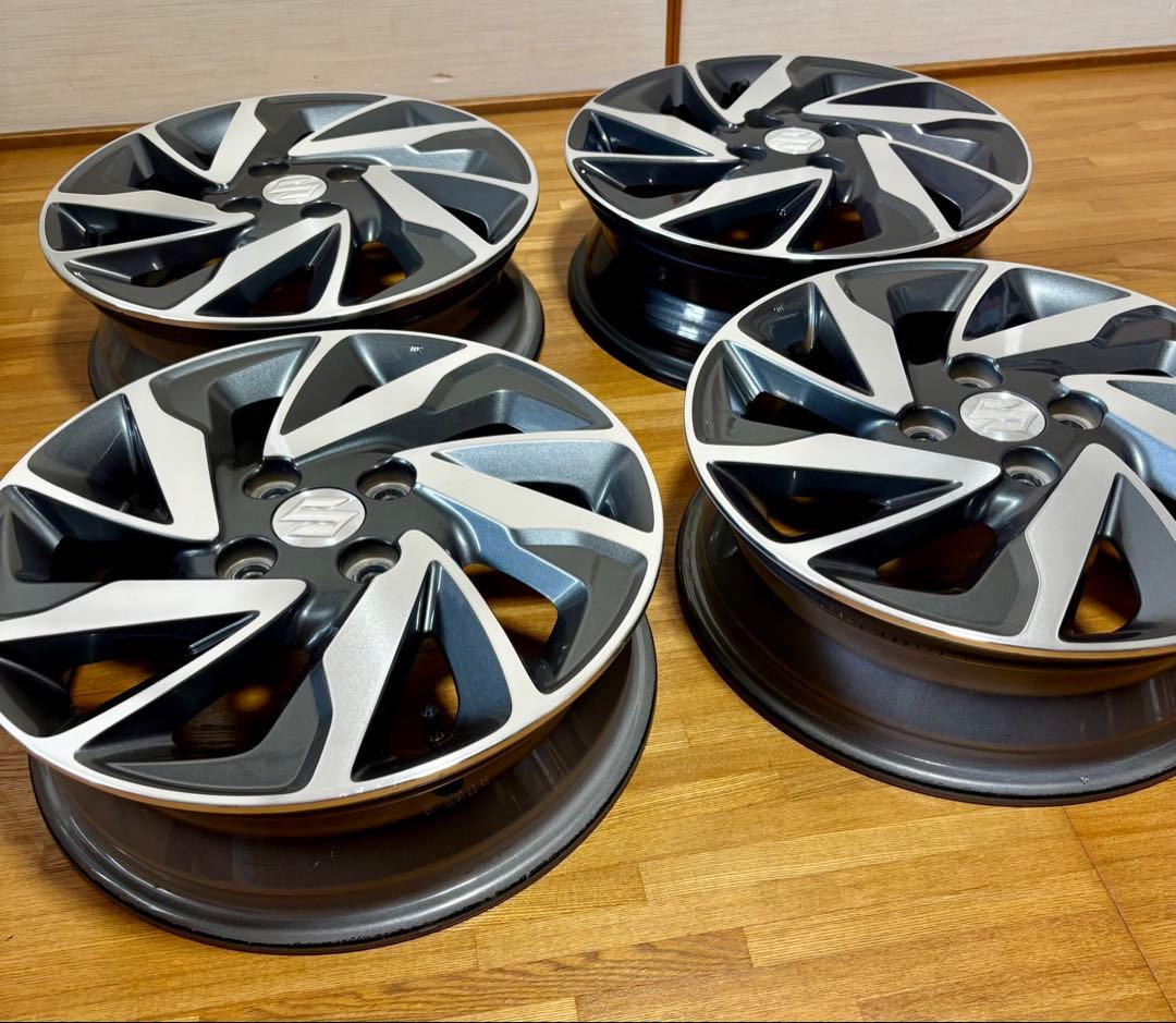 【SUZUKI純正】15インチ ホイール 4本セット　室内保管品