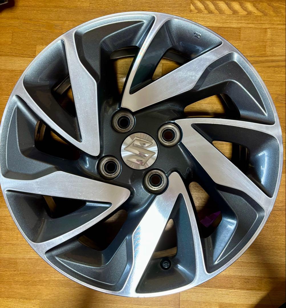 【SUZUKI純正】15インチ ホイール 4本セット　室内保管品