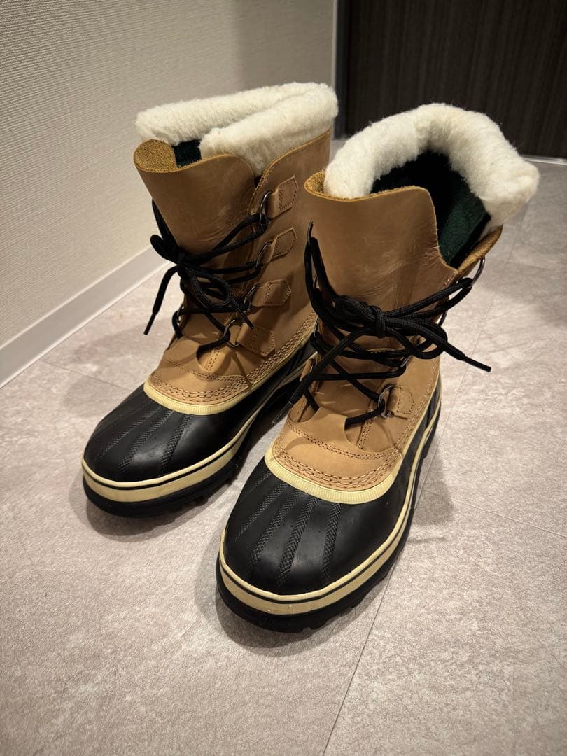 SOREL カリブー ウォータープルーフ メンズ ウィンターブーツ 25cm