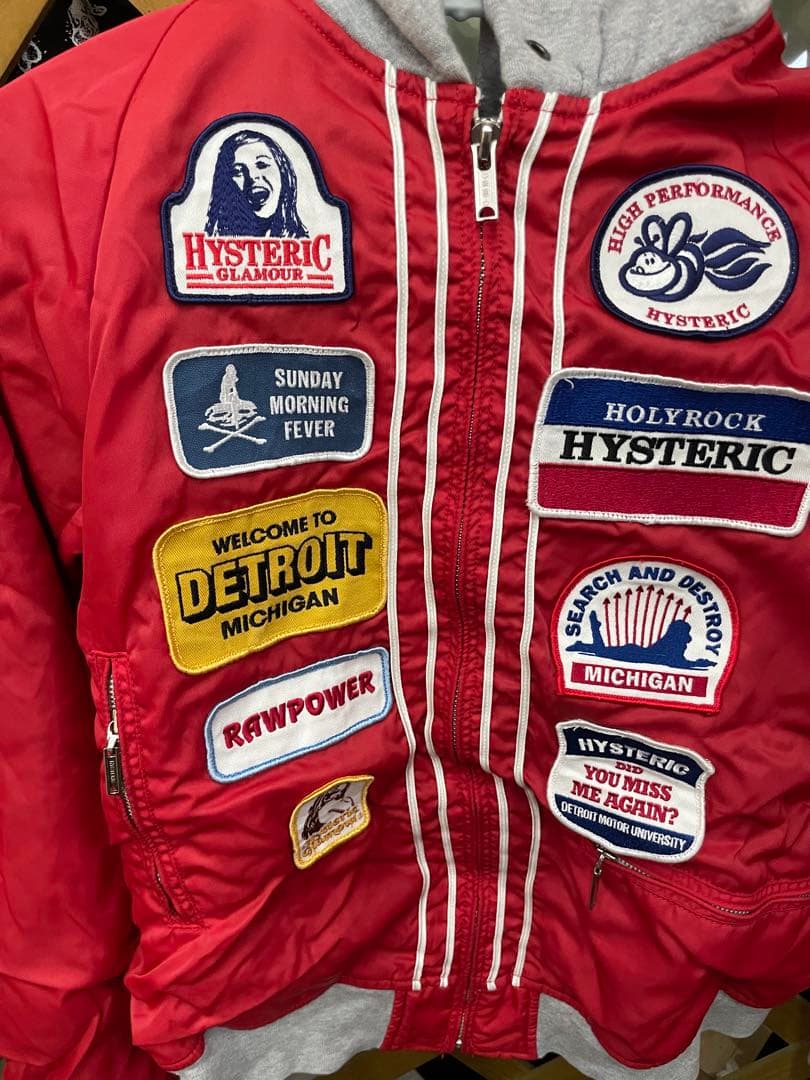 HYSTERIC GLAMOUR パッチ付きジャケット