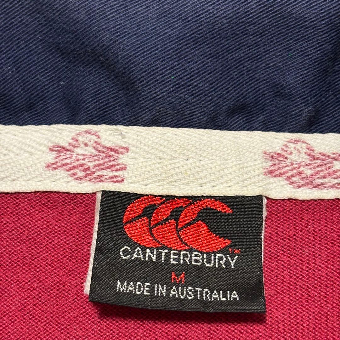 カンタベリー　クイーンズランド　ラガーシャツ　Mサイズ