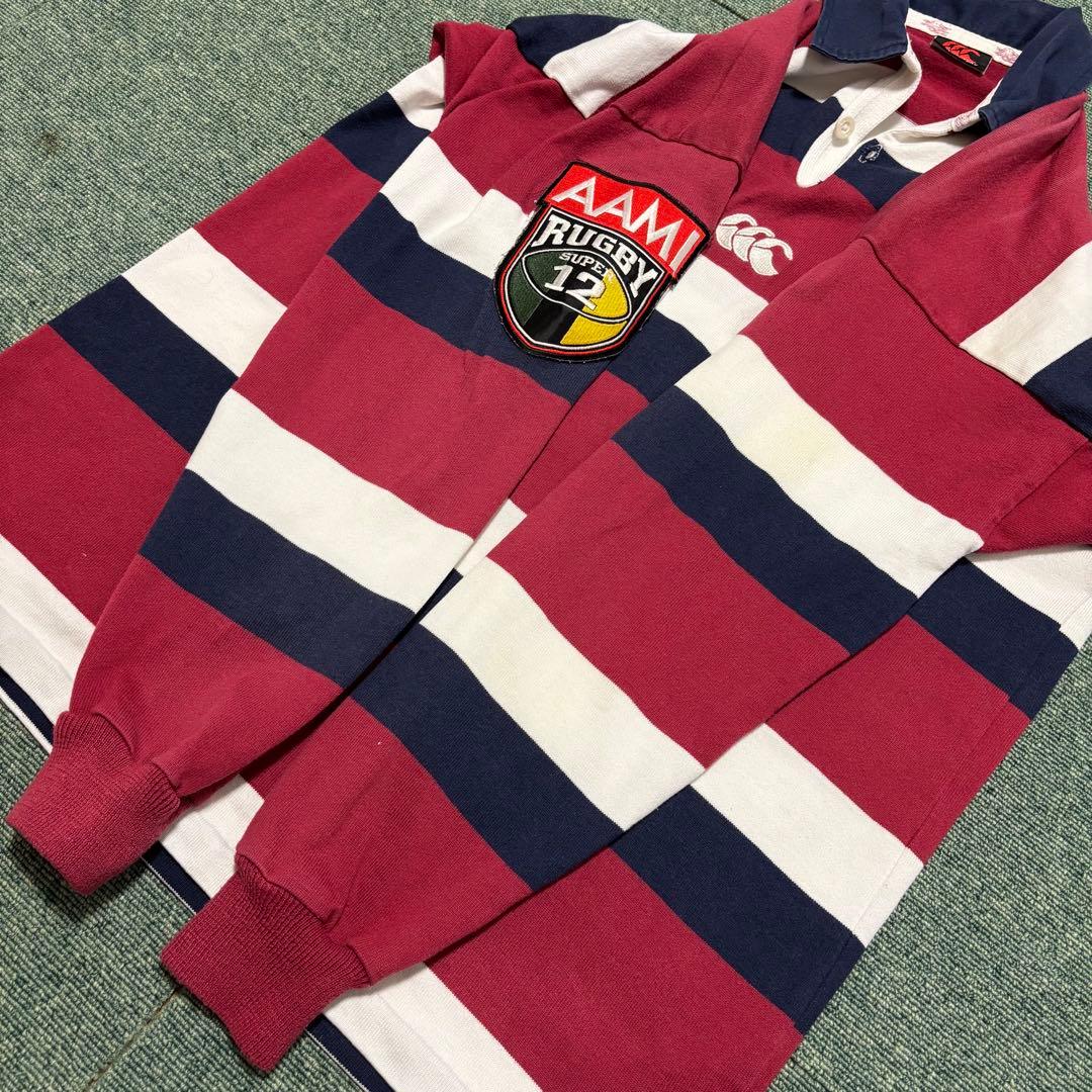 カンタベリー　クイーンズランド　ラガーシャツ　Mサイズ