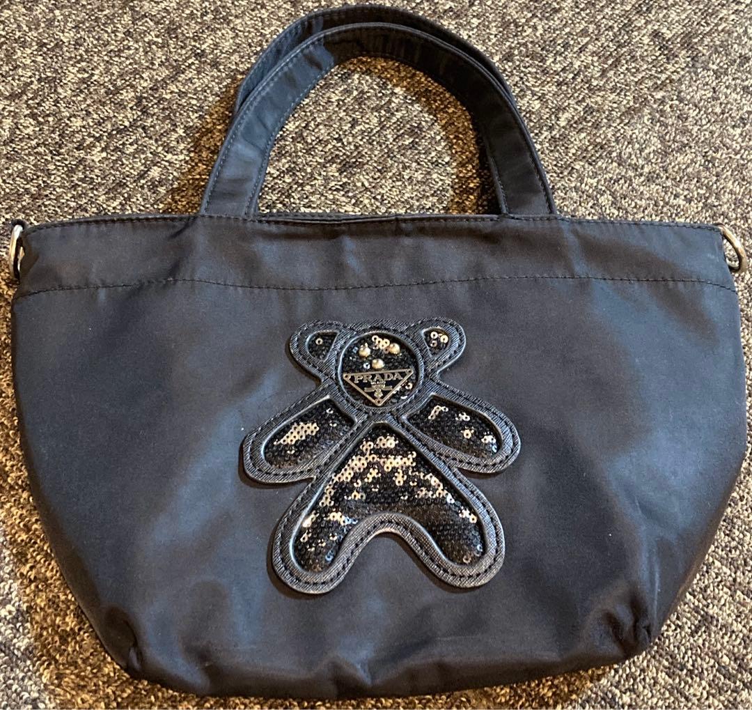 PRADA レディースエコバッグ BLACK