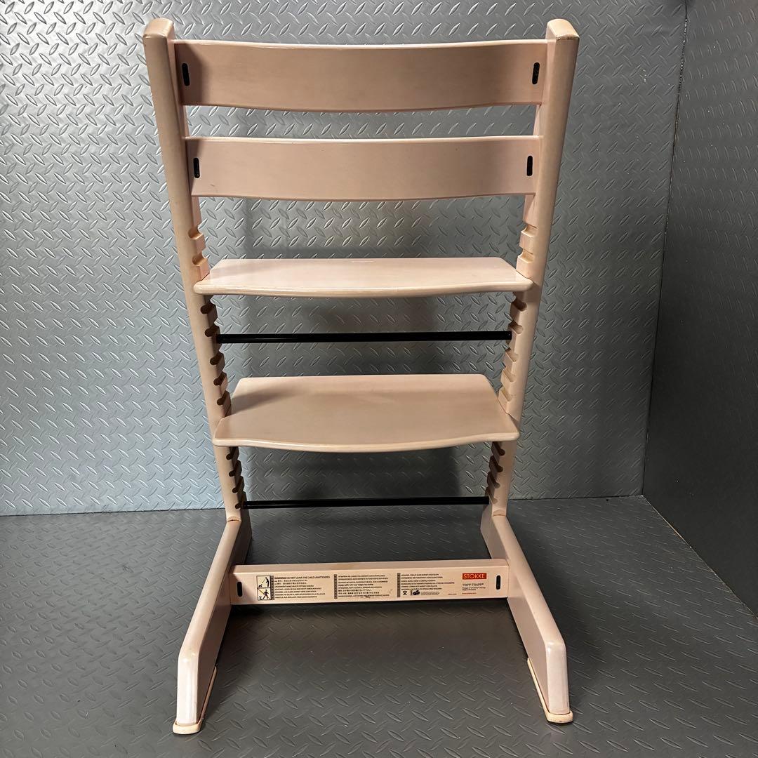 【美品】STOKKE トリップトラップ シリアル5 セレーヌピンク ハイチェア