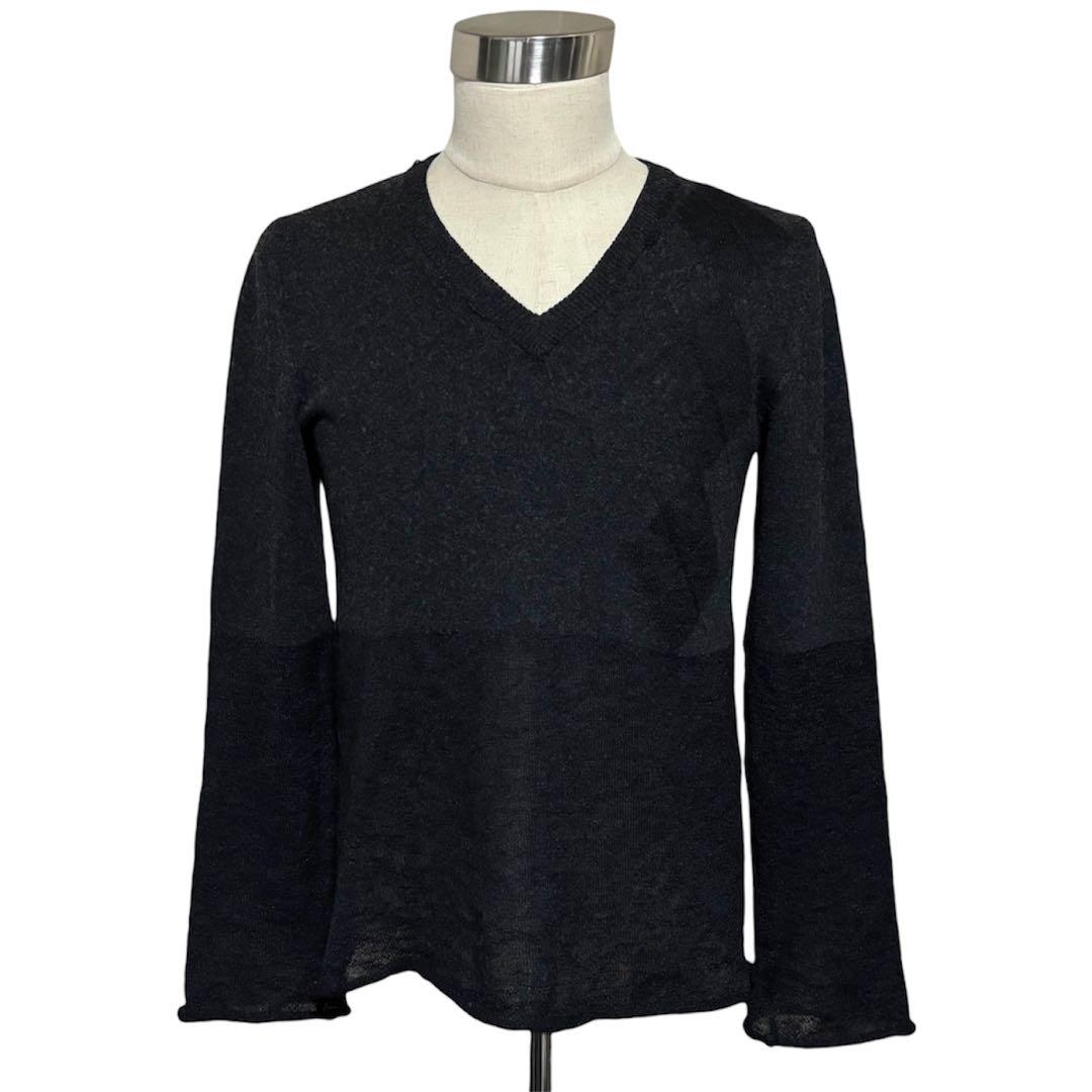 NUMBER(N)INE 06AW NOIR期 グランジ アーガイル ニット