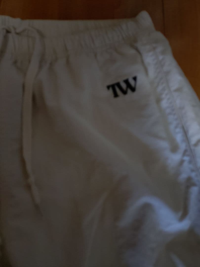 TWロゴ ホワイトワークパンツ