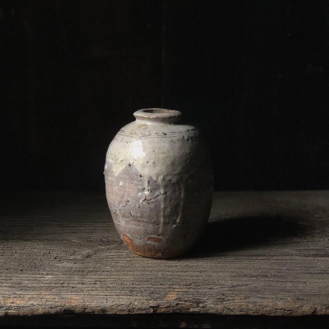 【人間国宝】十代三輪休雪 萩焼掛花入