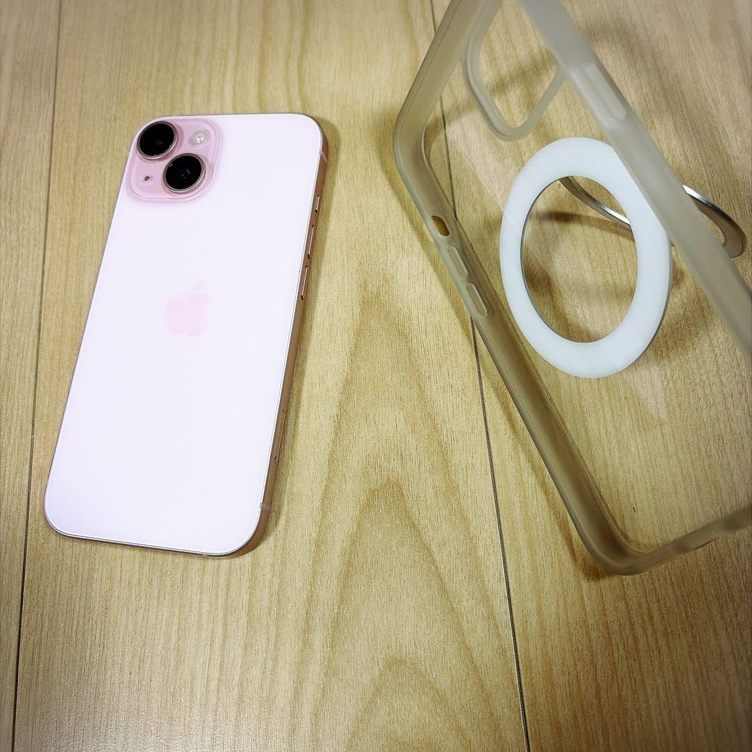 iPhone 15 128GB SIMフリー ピンク バッテリー90% 初期化済