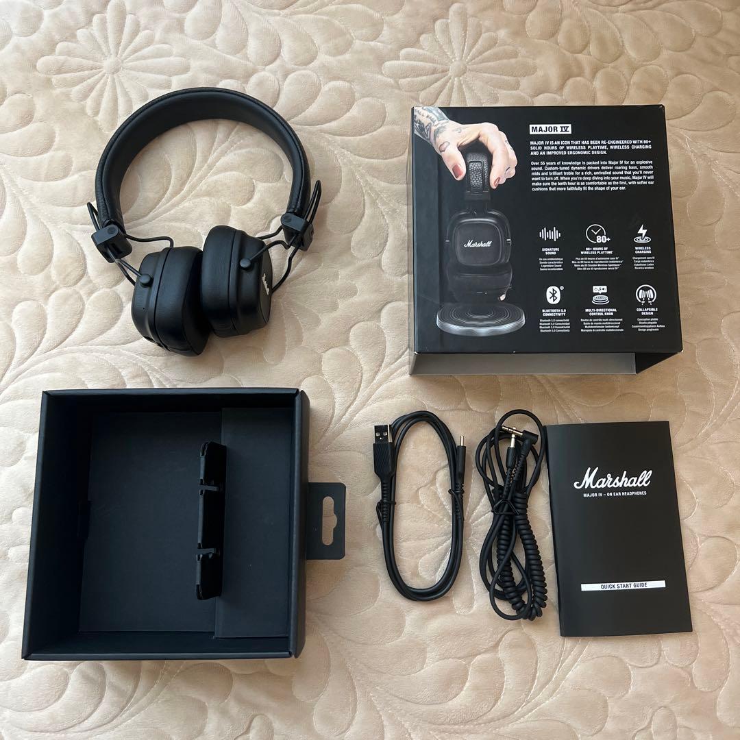Marshall Major IV ワイヤレスヘッドフォン　箱付き
