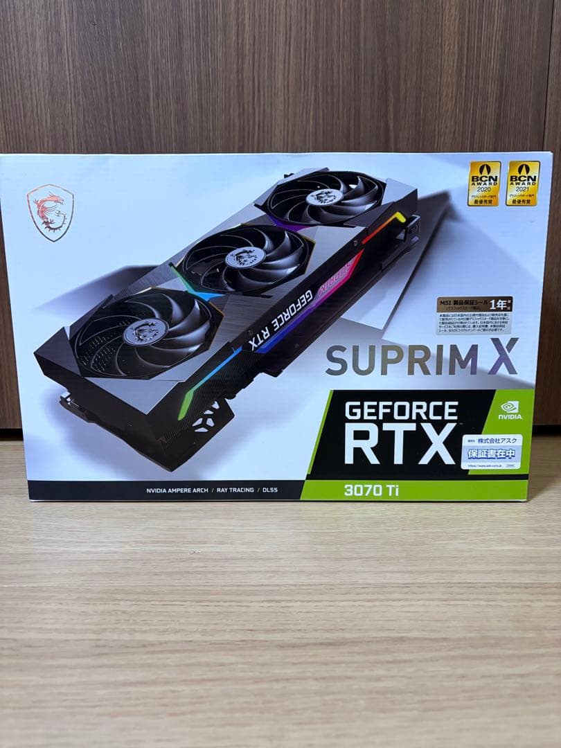 グラフィックボード・グラボ・ビデオカード GEFORCE RTX3070Ti SUPRIM X