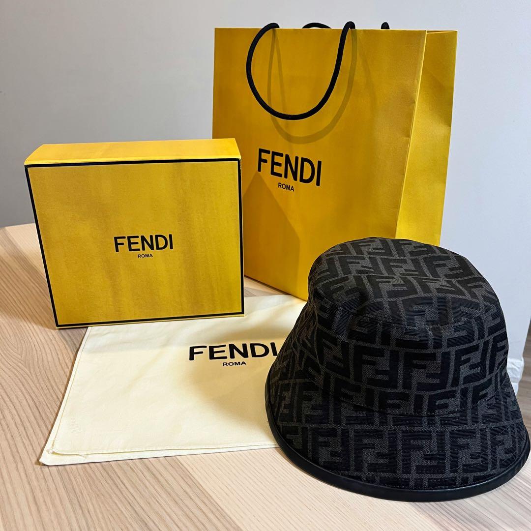 FENDI FFジャカードファブリック バケットハット