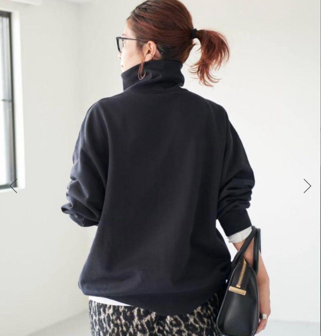 spick and Span 裏毛ハイネックプルオーバー/2025年新品