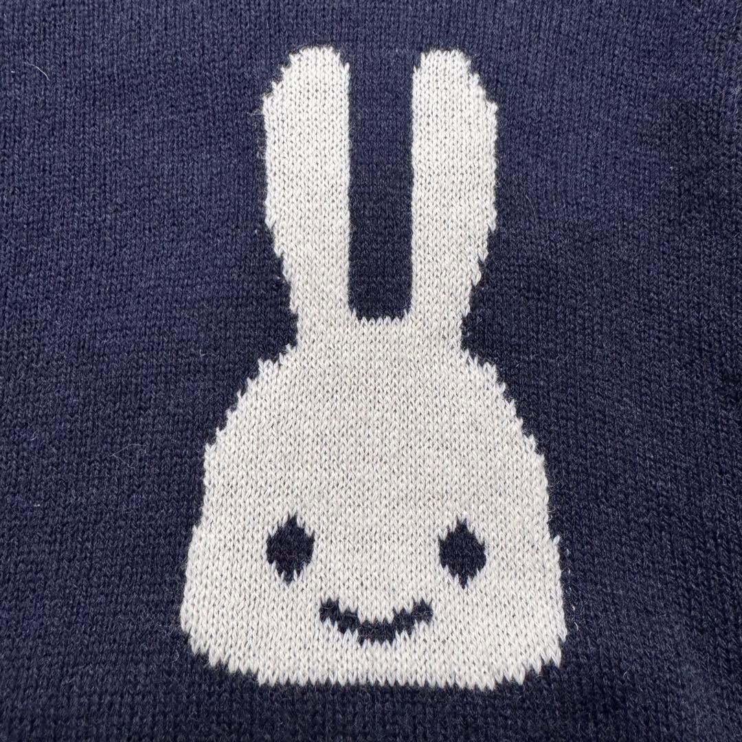 美品　CUNE キューン　腫れぼったいセーター　ネイビー　ホワイト　ウール　M