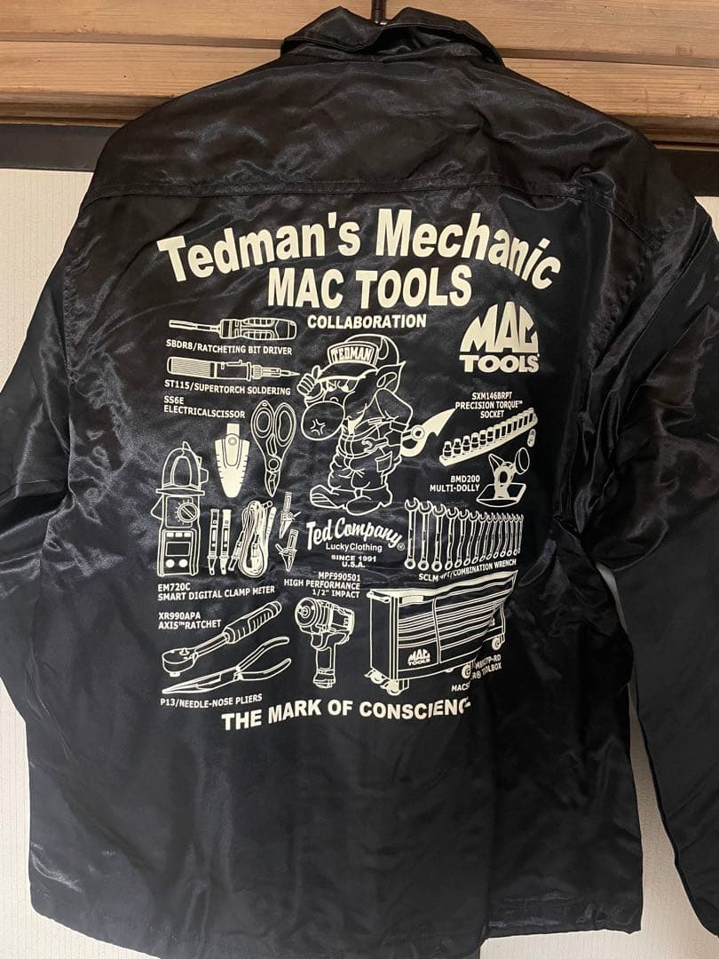 マックツール テッドマンコラボフリースジャケットLサイズ