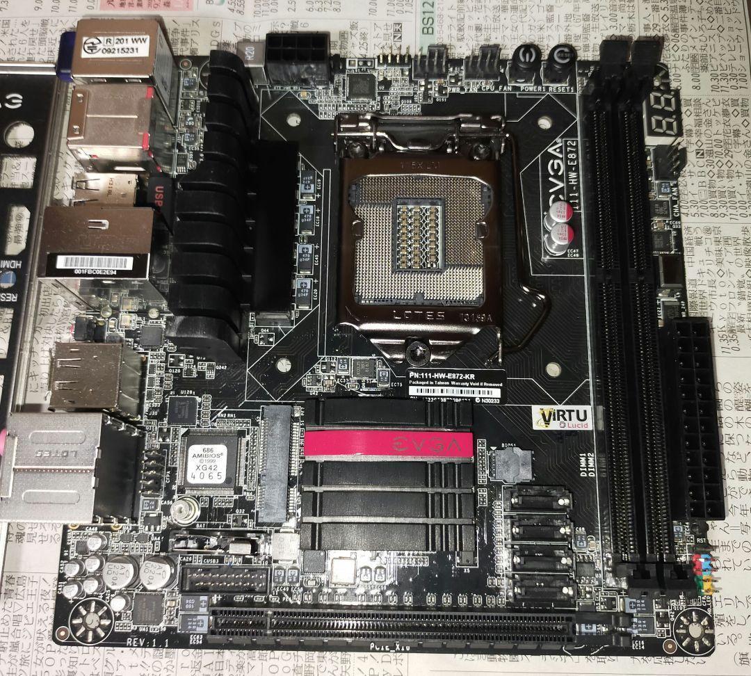 EVGA 　Z87 Stinger　LGA1150　Mini ITX