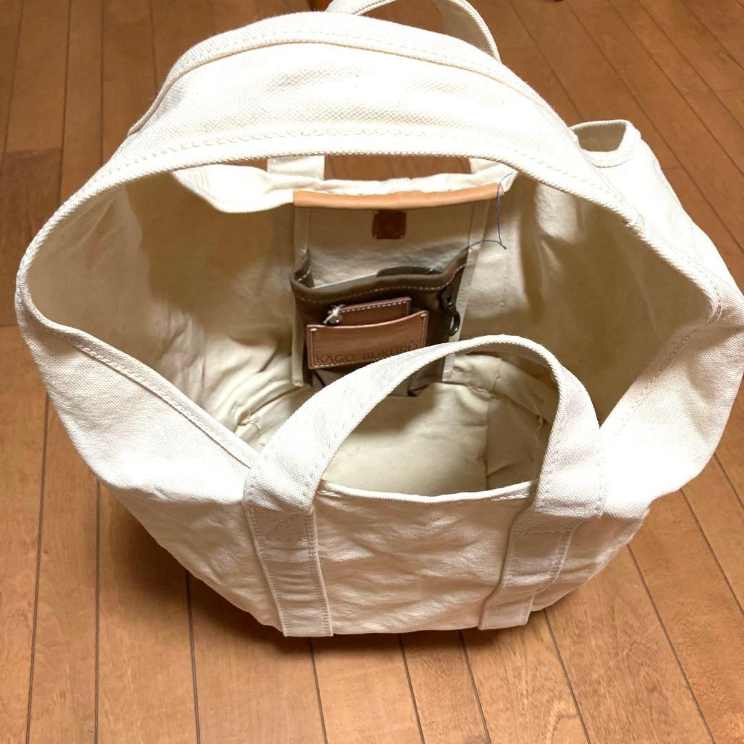 エバゴス ebagos 帆布　かごバック　オールシーズン