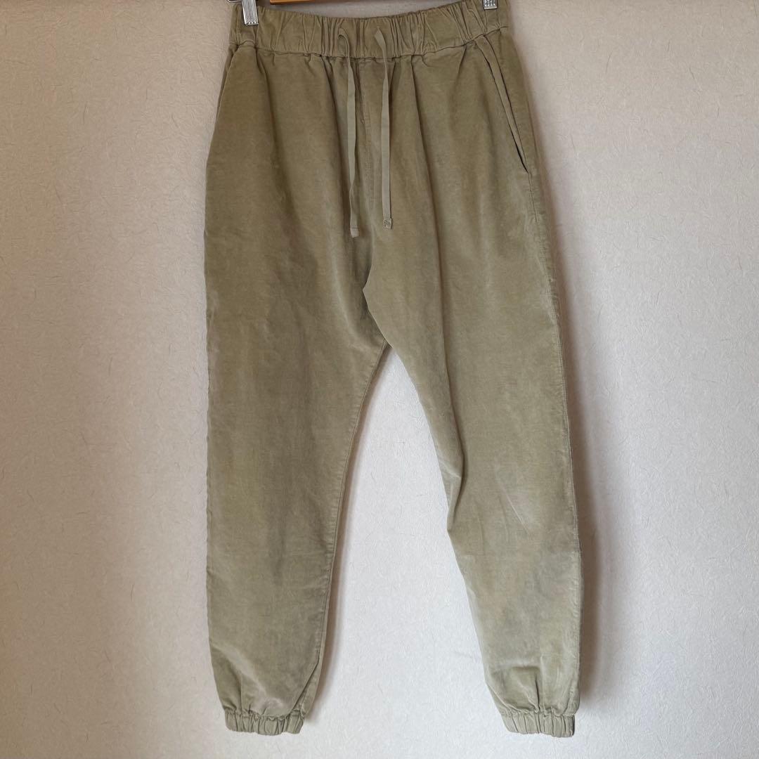 タグ付未使用ALBUM DI FAMIGLIA ベロアジョガーパンツ