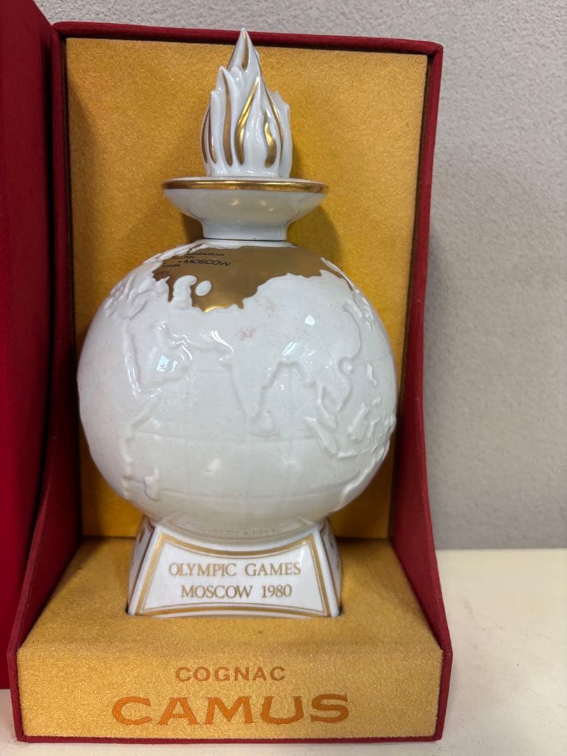 （未開栓）CAMUS コニャック リモージュ製ボトル モスクワオリンピック80'