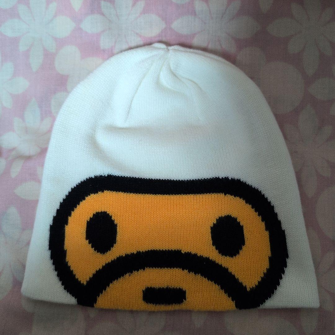 レア物　A BATHING APE BABY MILO ニット帽