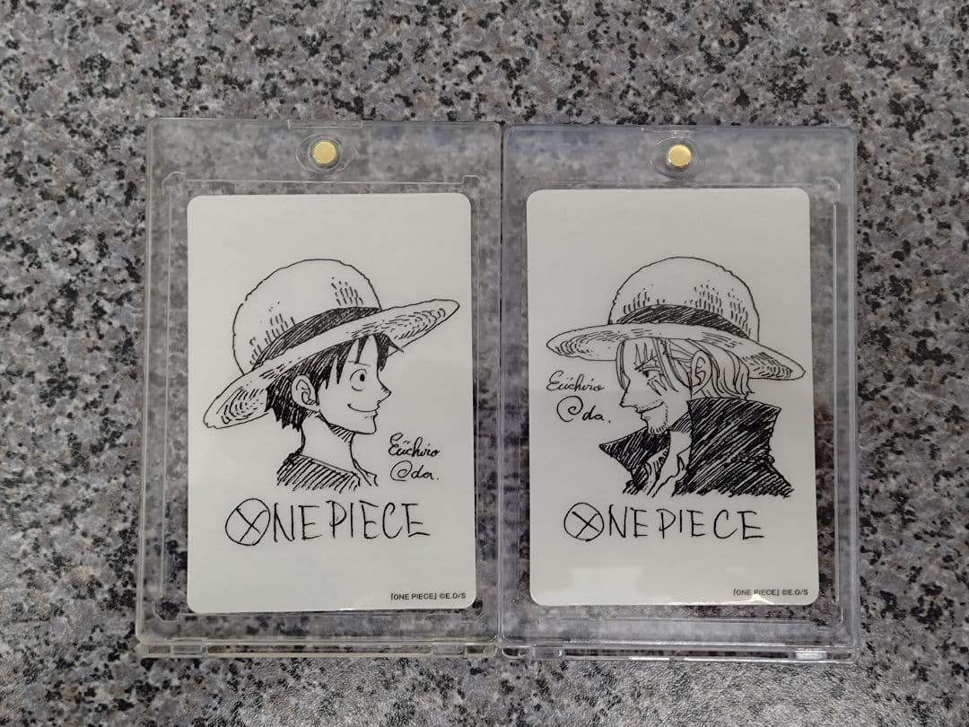 PSA10 鑑定向け 未鑑定 素体 ルフィ シャンクス 尾田先生描き下ろし