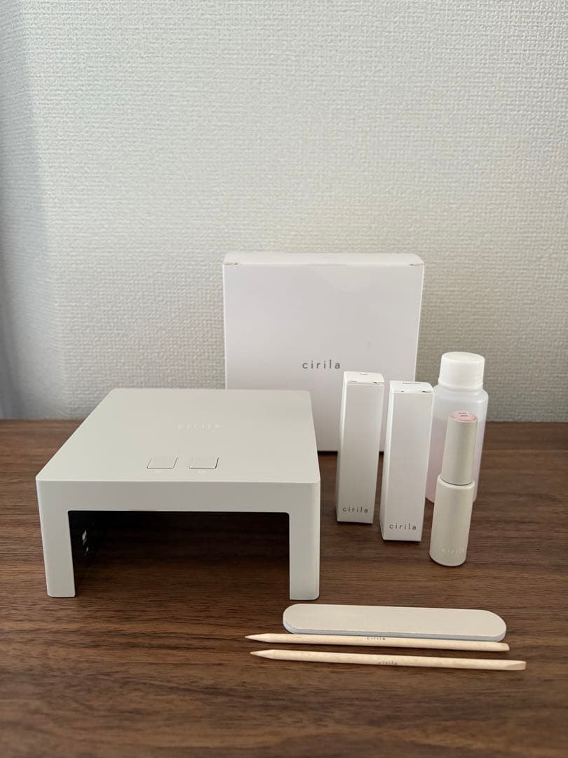 cirila ネイルケアセット LEDライト付き