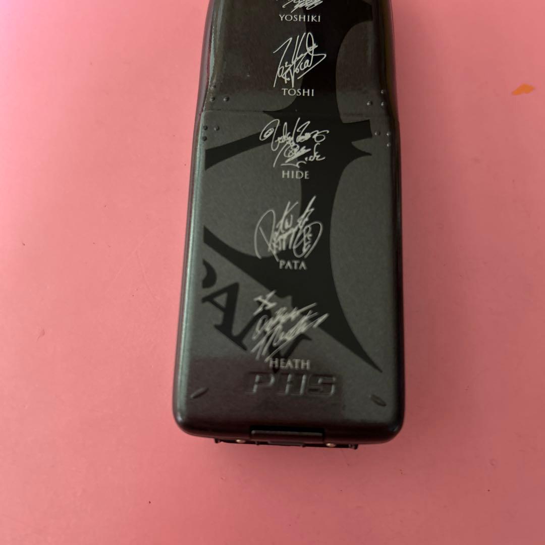 X japan サイン入り携帯電源