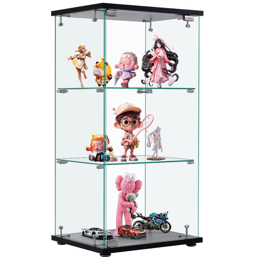 コレクションケース ガラスディス 3段 幅42.5×奥行36.5×高さ86cm