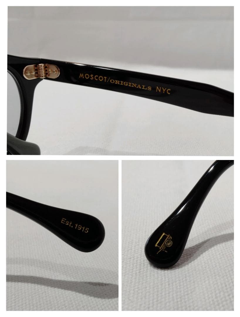 [正規店購入] 未使用MOSCOT レムトッシュ49㎜日本限定16thBLACK