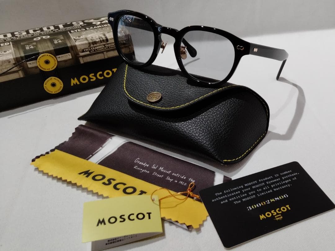 [正規店購入] 未使用MOSCOT レムトッシュ49㎜日本限定16thBLACK
