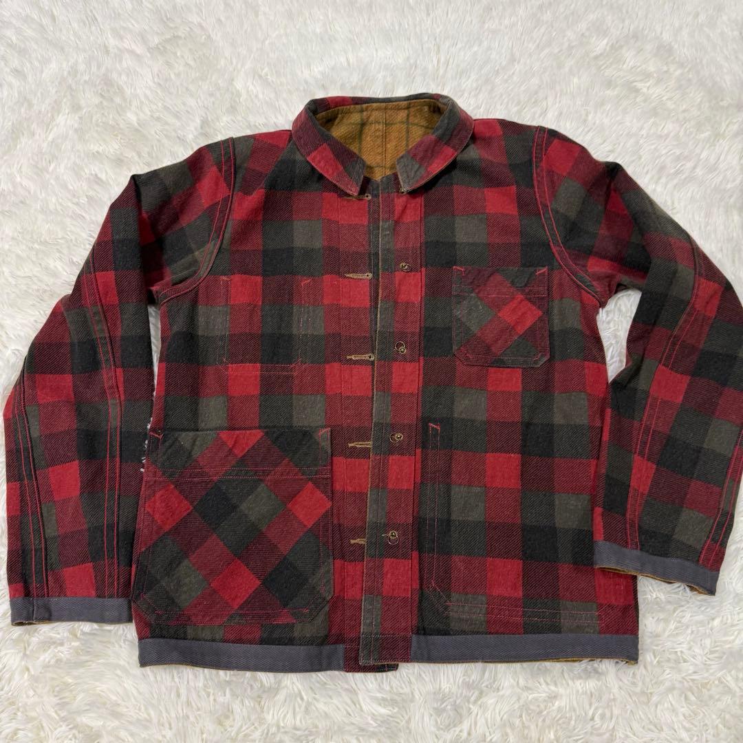 極美品✨ナイジェルケーボン フレンチワークジャケット リバーシブル カバーオール